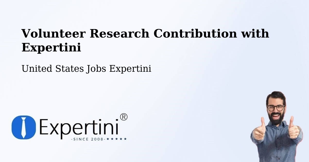 Volunteer Research Contribution Program – Patchogue - United States Jobs Expertini
